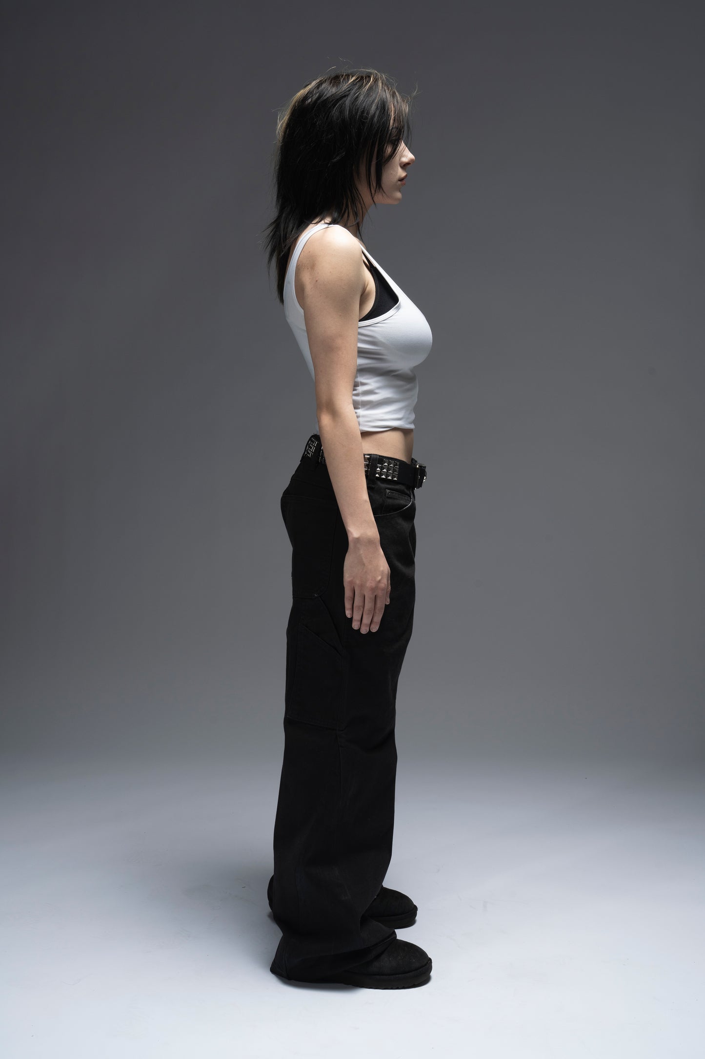 Petite Flared Work Pants